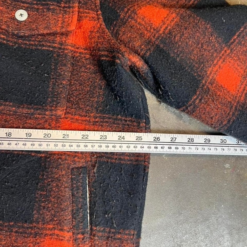 Rei co-op red and black plaid fleece jacket Size men's XL - Picture 7 of 7
